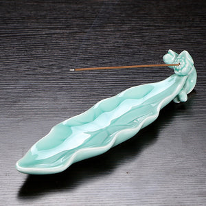 Lotus Flower Perfume Holder Incense Burner - Shanghai Stock